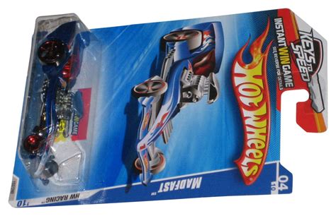 Hot Wheels Hw Racing Blue Madfast Toy Car Keys To Speed Card Walmart