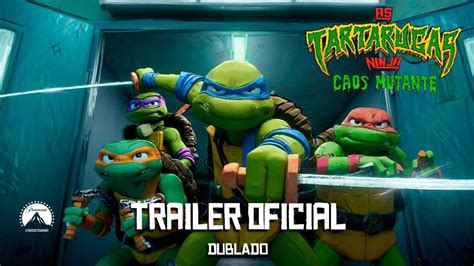 As Tartarugas Ninja Caos Mutante Trailer Oficial Dublado 2023