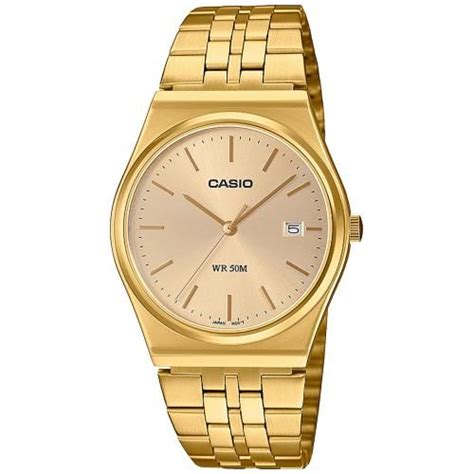 Montre acier doré mixte Casio Bijoux du Net Bijoux montres et