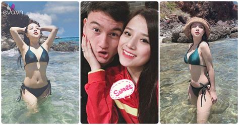 Khoe ngoại hình nóng bỏng trong bikini gợi cảm bạn gái cũ Lâm Tây đốt mắt người nhìn