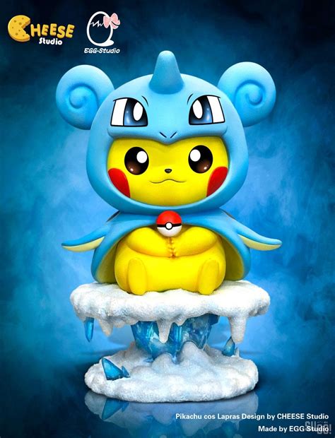 Egg Studio Pokemon Pikachu Cos Lapras Cm H Gk Statue Sugo Toys