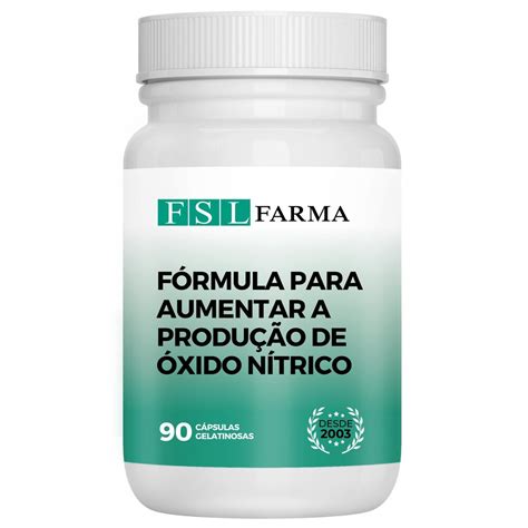 F Rmula Para Aumentar A Produ O De Xido N Trico C Psulas Fls Farma