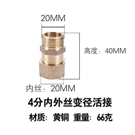 購滿199出貨 全銅雙外絲4分轉6分對絲 1寸變6分轉4分活接 不銹鋼變徑異徑外接頭 蝦皮購物