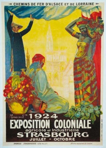 AFFICHE COMMARMOND Pierre Exposition Coloniale Agricole Et