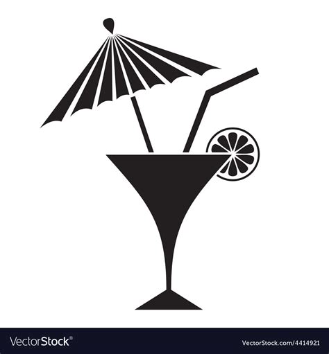 Cocktail Royalty Free Vector Image Vectorstock