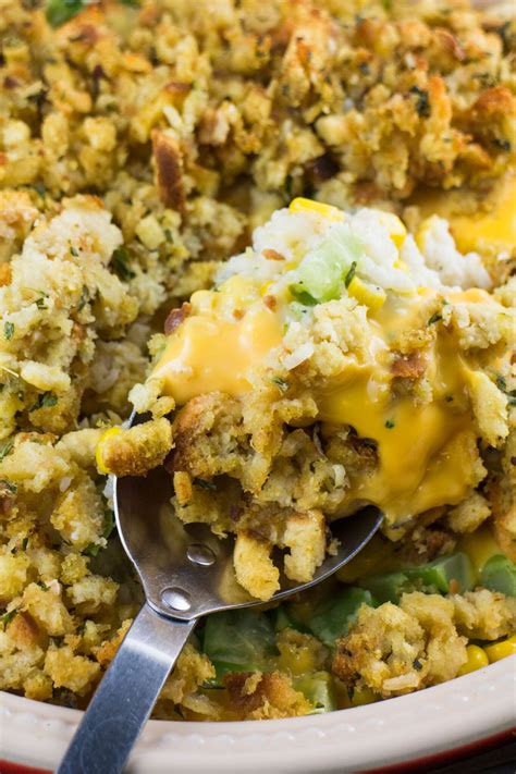 Broccoli Cheese Casserole With Stuffing Brooklyn Farm Girl