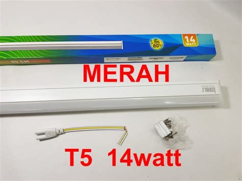 Jual Lampu Set Neon Tube Watt Cahaya Merah Tl T Led Cm Merk