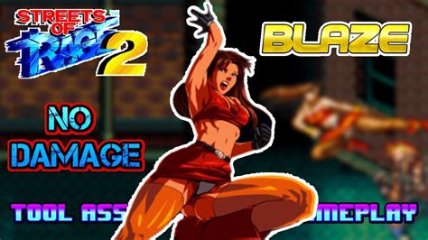 [tas] Streets Of Rage 2 Bare Knuckle Ii Blaze Hardest No Damage Youtube