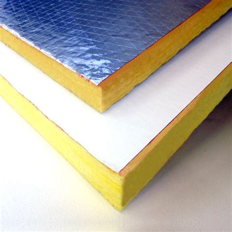 Air Conditioning Ducts Lined With Glass Wool Semi Rigid Insulation