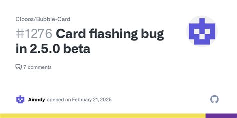 Card Flashing Bug In 2 5 0 Beta Issue 1276 Clooos Bubble Card GitHub