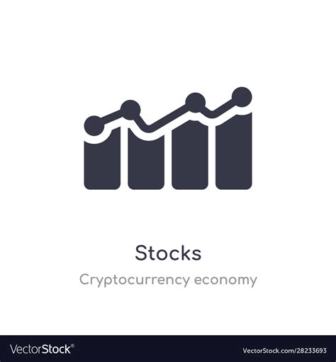 Stocks Icon Isolated Icon From Royalty Free Vector Image