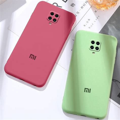 Capa Flexível De Silicone Oficial Para Xiaomi Redmi Note 9 Pro Max 9s