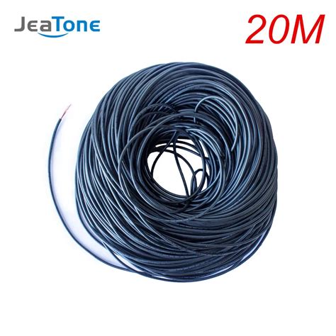 JeaTone видео Удлинительный кабель 4x0,12 мм 20 метров луженая медная ...