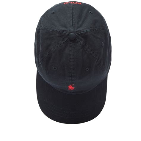 Polo Ralph Lauren Sports Cap Polo Black And Rl 2000 Red End Ar