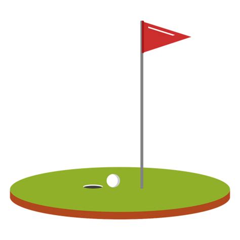 Golf Ball Flag Course Illustration Png And Svg Design For T Shirts