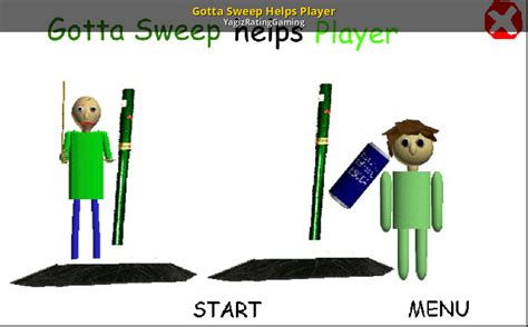 Gotta Sweep Helps Player Baldis Basics Mods