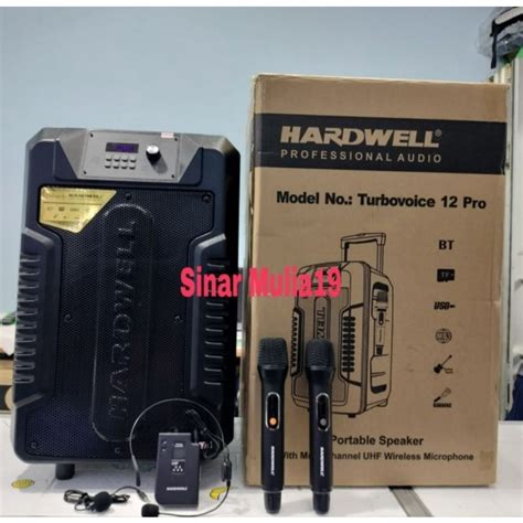 Jual Speaker Aktif Portable HARDWELL 12 Inch Original Bluetooth