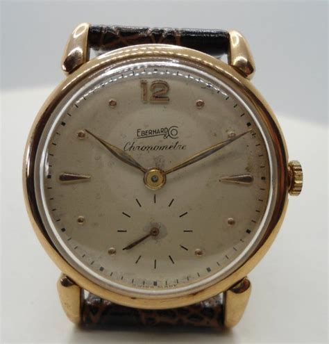 Eberhard Co Chronometre Gold 18K Men 1960 1969 Catawiki