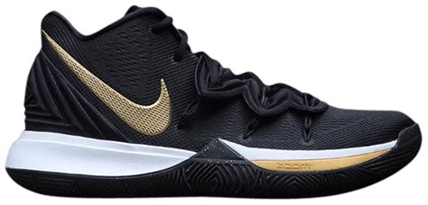 Kyrie 5 Black Metallic Gold Nike Ao2918 007 Goat