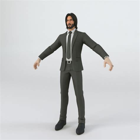 John Wick - 3D Model by EA09studio