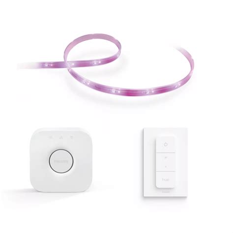 Pack Hue Lightstrip Plus 2m Dimmer Switch Bridge Philips Hue FR