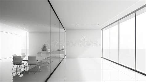 Minimalistic Office Space with Modern Architectural Elements for a ...