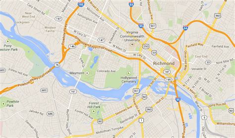 Map Of Richmond Va Neighborhoods - Maps Model Online