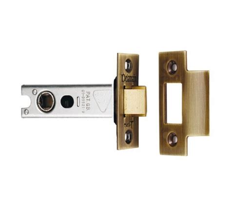 Eurospec Dl Tubular Latch Medium Sprung Florentine Bronze