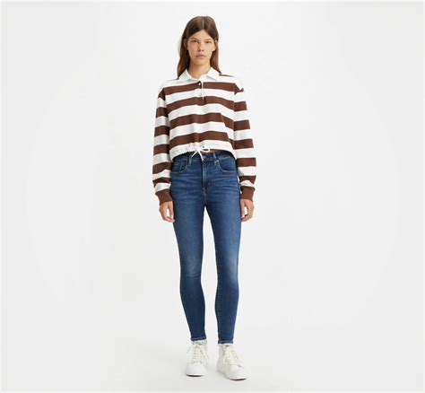721™ High Rise Skinny Jeans - Blue | Levi's® GB