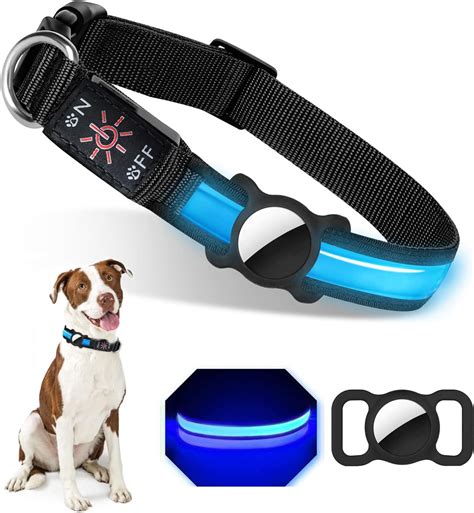 HavenJanny Collar De Perro Airtag Collares De Perro Iluminados Con