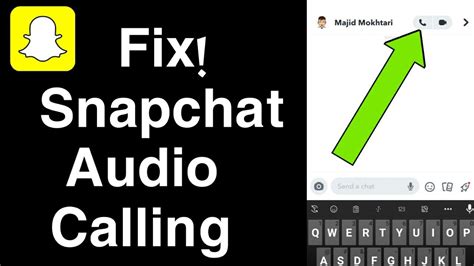 How To Fix Snapchat Audio Calling Problem Youtube