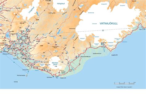 South Iceland Map