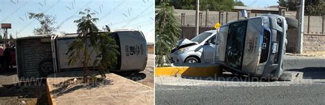 Cuantiosos Da Os Materiales Deja Choque Con Volcadura En La Salida A