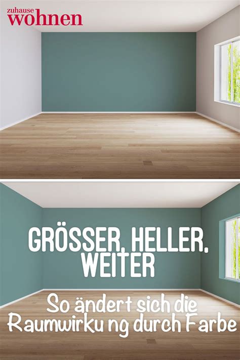 Raumwirkung durch Wandfarbe So wirken kleine Räume größer Home diy