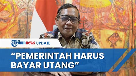 FULL Pernyataan Mahfud MD Soal Utang Negara Ke Jusuf Hamka Total Rp