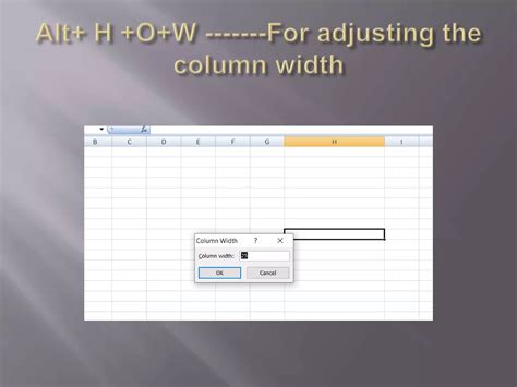 Excel Shortcut Keys And Formulas Ppt