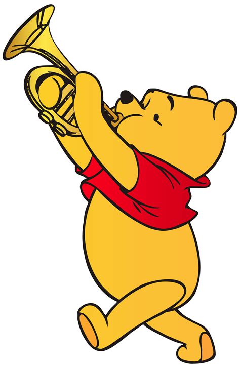 Winnie the pooh playing trumpet clip art web clipart - WikiClipArt