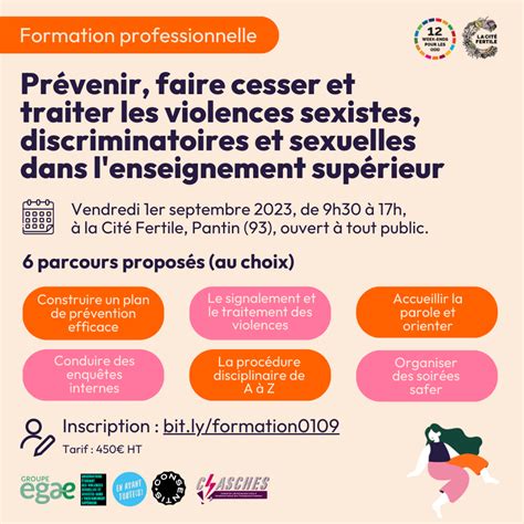 Formation Professionnelle Prévenir Faire Cesser Et Traiter Les