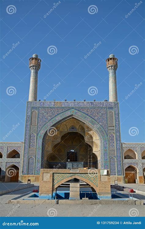 Jameh Mosque Isfahan Iran Stock Photo Image Of Heritage Jameh