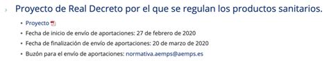 Hoy Ultimo Día Proceso De Consulta Previa Para El Proyecto De Real Decreto Por El Que Se