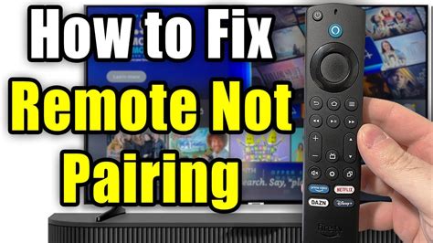 How To Fix Fire Stick Remote Not Pairing Full Guide Youtube