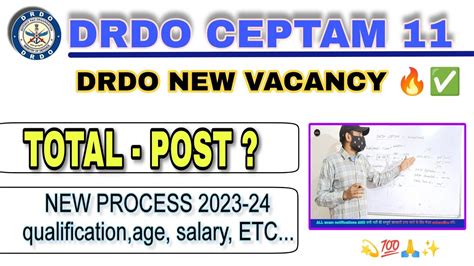 Drdo Ceptam Drdo New Vacancy Drdo New Update Dreo Total