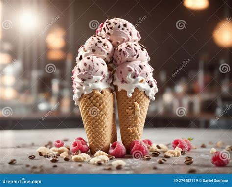 Helados Aislados Ai Generativo Stock De Ilustraci N Ilustraci N De