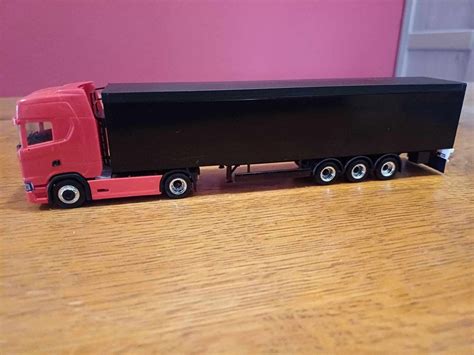 Herpa Scania Cs Mit Schubbodenauflieger Kaufen Auf Ricardo