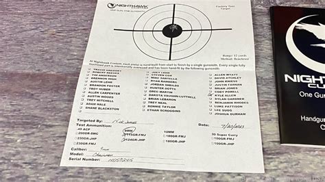 NIGHTHAWK CUSTOM CHAIRMAN 9MM 17 ROUNDS LONG SLIDE OPTIC READY WITH RMR