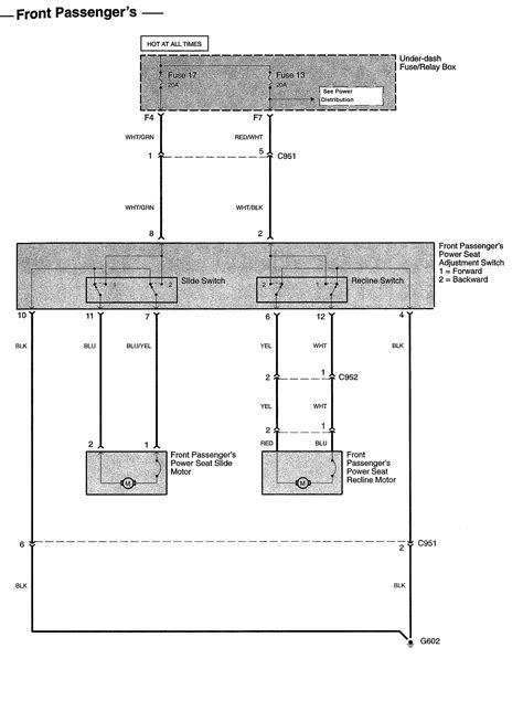 Acura TL 2008 Wiring Diagrams Power Lumbar Carknowledge Info