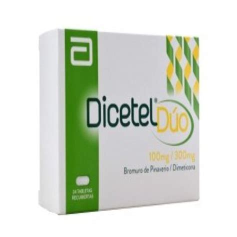 Dicetel Duo 100 Mg 24 Tbs 3 Pae Tu Droguería en Línea