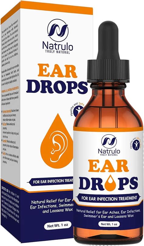 Natural Ear Drops For Ear Infection Herbal Eardrops For Adults