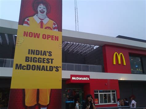 India S Biggest McDonald In Noida Noida Diary Rediscover Noida With Us