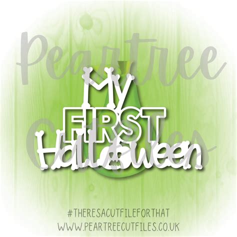 My First Halloween Peartree Cutfiles